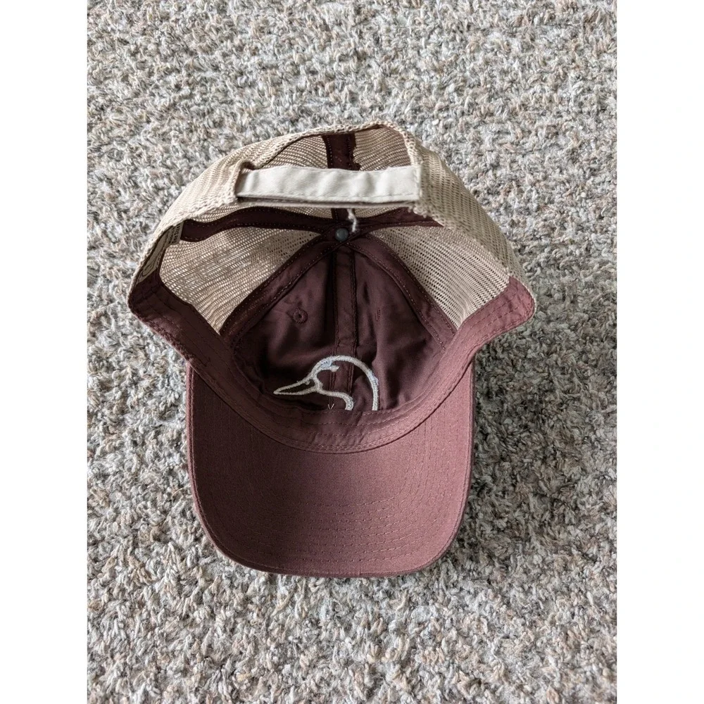 Ducks Unlimited DU Hat Cap New  Canvas Mesh Strap Back Hunter Trucker Outdoors